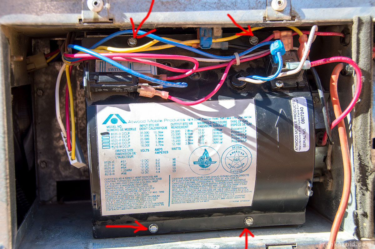 Limit switch RV servicing 2015 photo