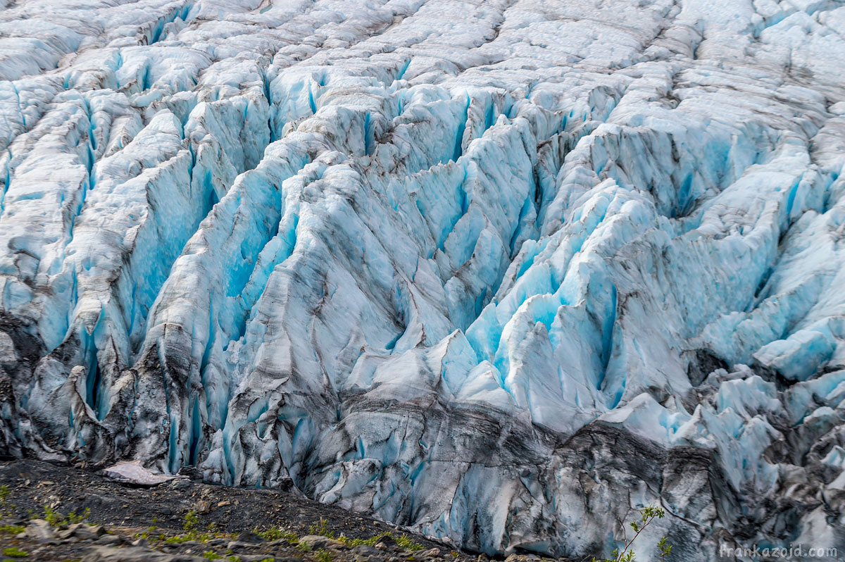 Worthington glacier closeup