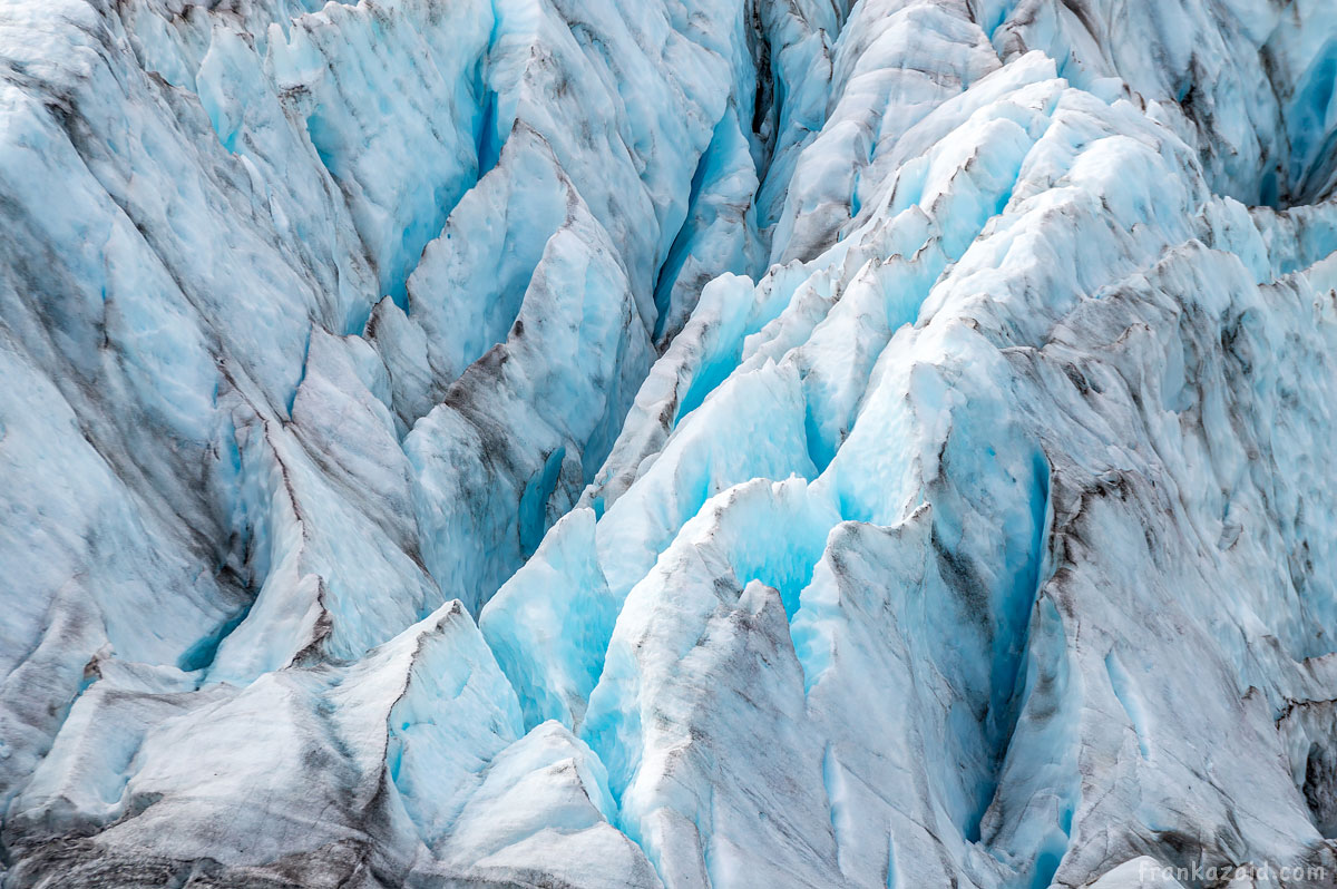 Worthington glacier closeup