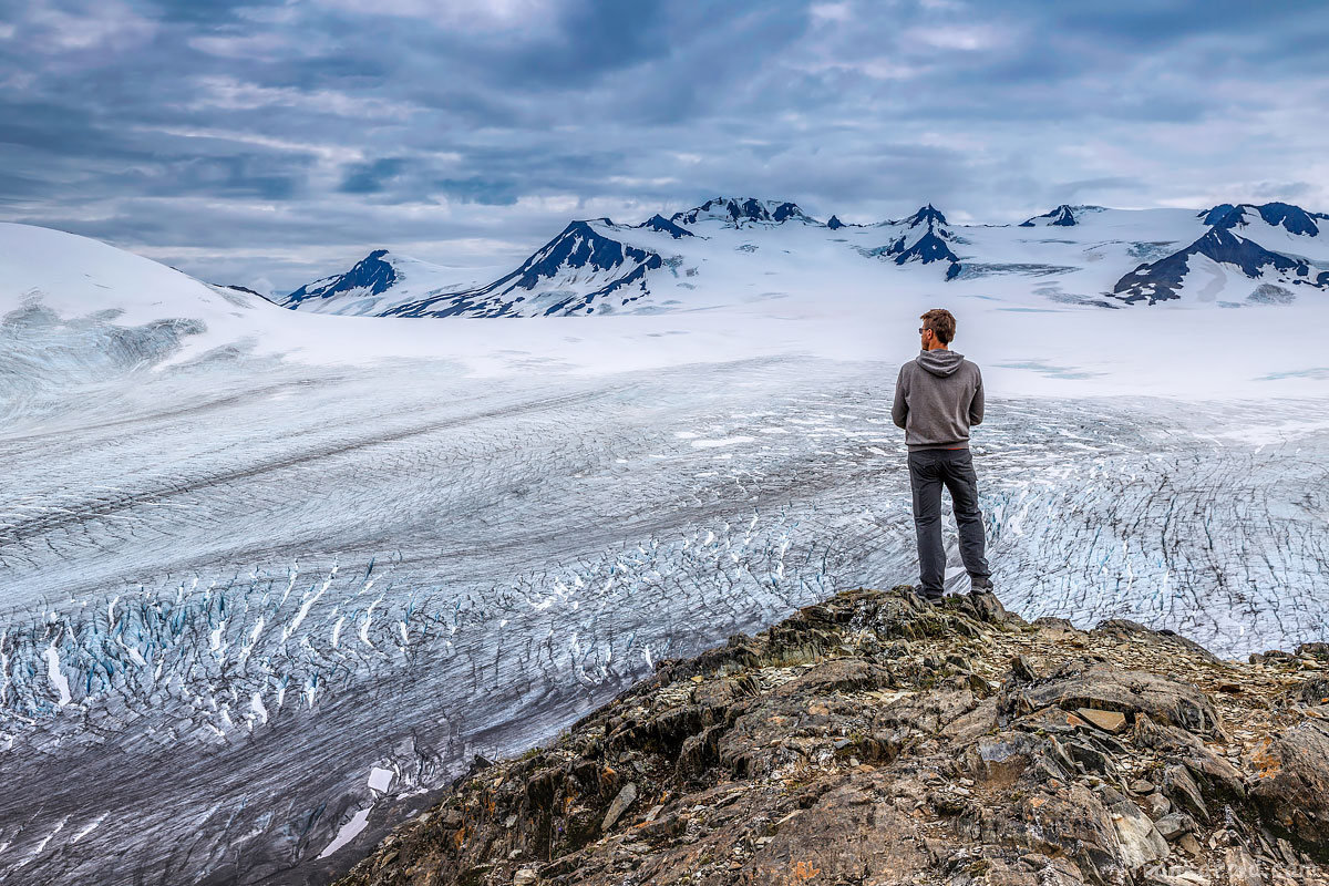 Frankazoid overlooking Exit glacier