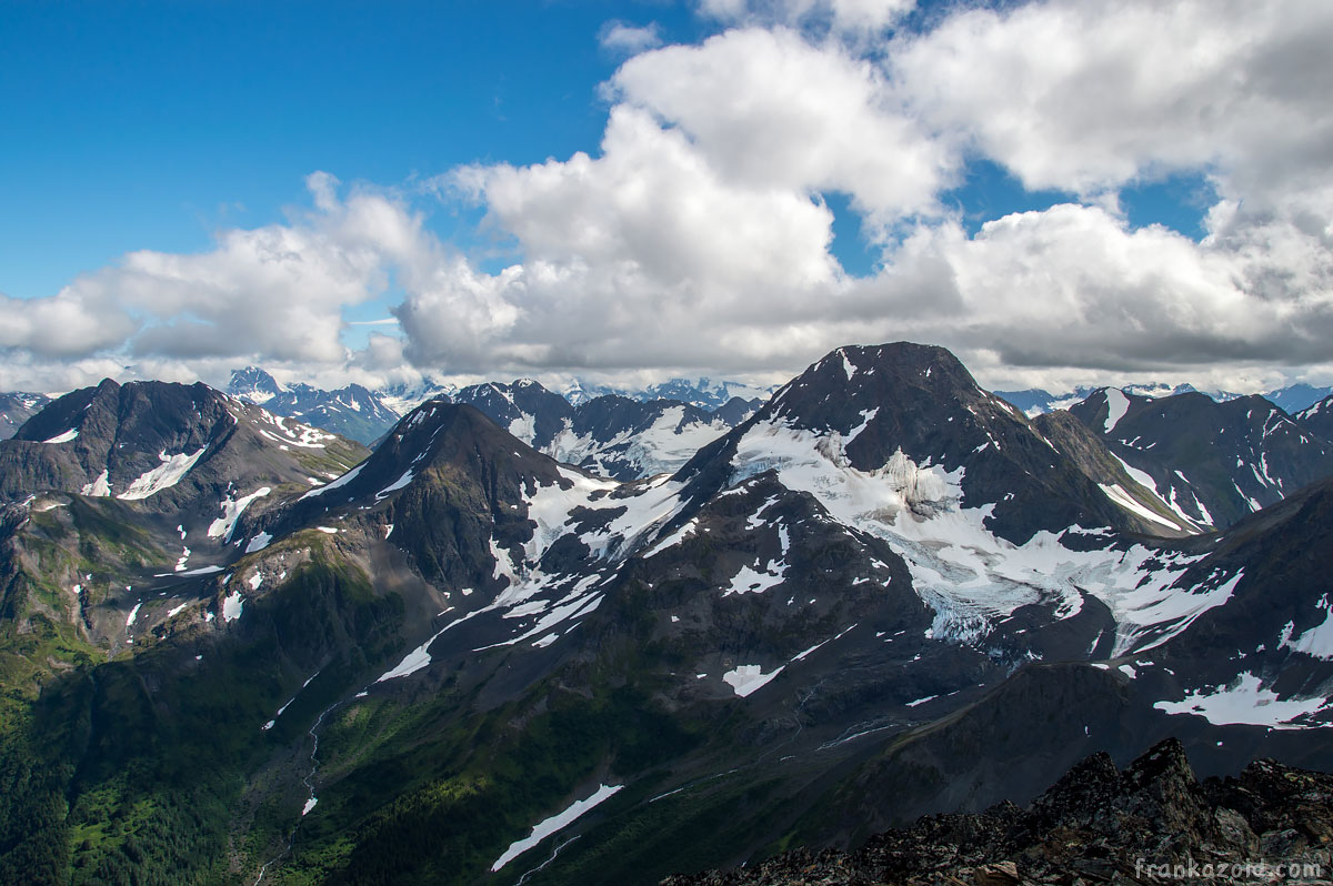 Alyeska hike on the mountains