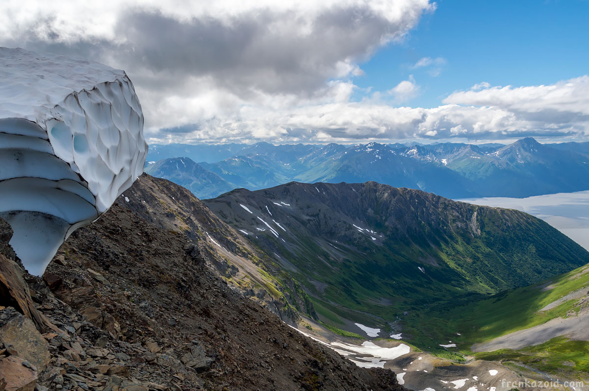 Alyeska hike on the mountains